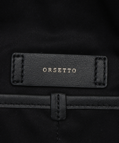 LE TALON(ルタロン)の「ORSETTO/ オルセット ARIA GATHERバッグ(トートバッグ・レディース・ブラック・FREE)」の11枚目の写真