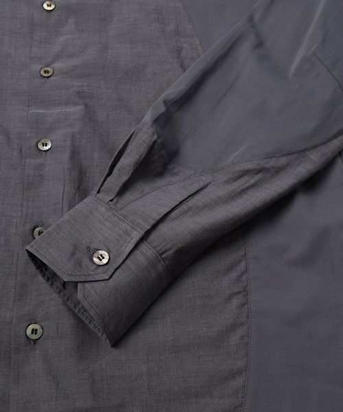 Jieda（ジエダ）の「SWITCHING SHIRT（シャツ/ブラウス・メンズ・グレー/サックスブルー/ピンク・1/2）」の15枚目の写真