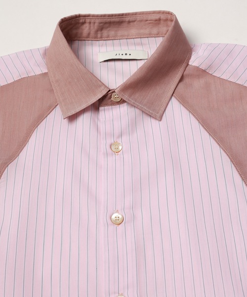 Jieda（ジエダ）の「SWITCHING SHIRT（シャツ/ブラウス・メンズ・グレー/サックスブルー/ピンク・1/2）」の12枚目の写真