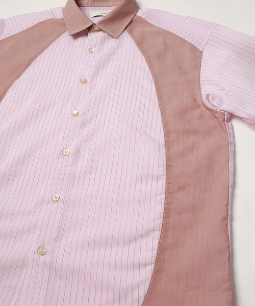 Jieda（ジエダ）の「SWITCHING SHIRT（シャツ/ブラウス・メンズ・グレー/サックスブルー/ピンク・1/2）」の11枚目の写真