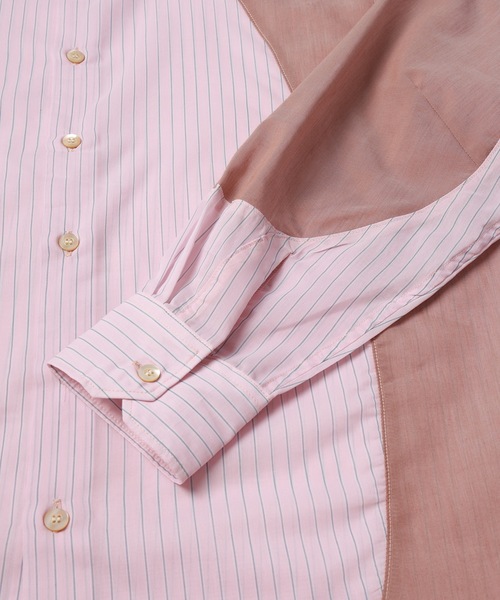 Jieda（ジエダ）の「SWITCHING SHIRT（シャツ/ブラウス・メンズ・グレー/サックスブルー/ピンク・1/2）」の10枚目の写真