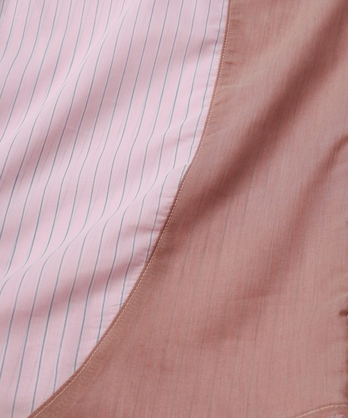 Jieda（ジエダ）の「SWITCHING SHIRT（シャツ/ブラウス・メンズ・グレー/サックスブルー/ピンク・1/2）」の9枚目の写真