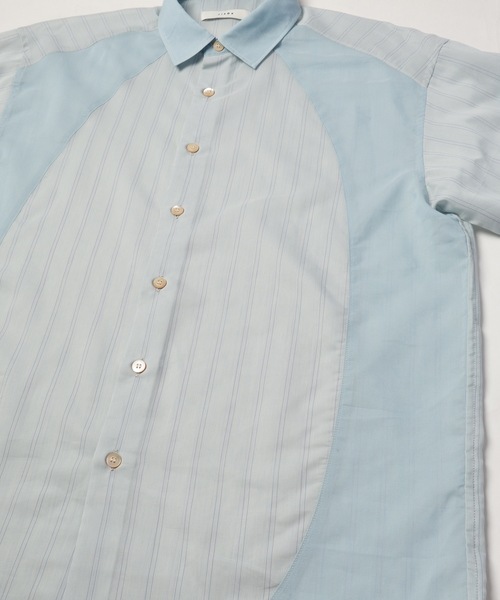 Jieda（ジエダ）の「SWITCHING SHIRT（シャツ/ブラウス・メンズ・グレー/サックスブルー/ピンク・1/2）」の6枚目の写真