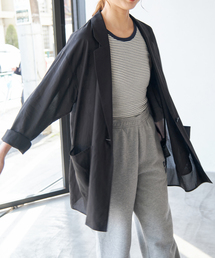 Spick & Span | ≪追加≫シアーコットンツイルルーズジャケット(テーラードジャケット)