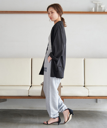 スピックアンドスパン シアーコットンツイルルーズジャケット 24SS ベージュ Spick & Span ≪追加≫シアーコットンツイルルーズジャケット