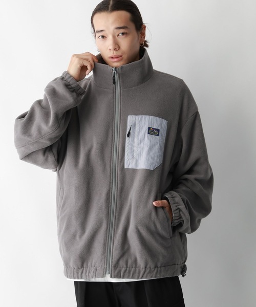 Ever Trek（エバートレック）の「【Ever Trek】リバーシブル/ウォームアップフリースブルゾン/ナイロンブルゾン（ブルゾン・メンズ・ブラック/ライトグレー/ダークグレー・MEDIUM/LARGE）」の21枚目の写真