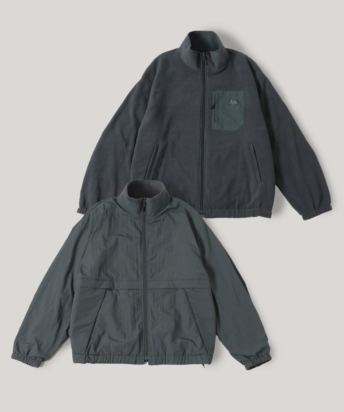 セール】【Ever Trek】リバーシブル/ウォームアップフリースブルゾン
