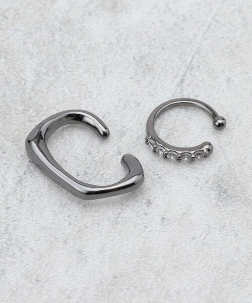 SHOO・LA・RUE（シューラルー）の「【2点セット】イヤカフキラキラ（イヤリング・レディース・シルバー系その他/ゴールド/シルバー・00）」の2枚目の写真