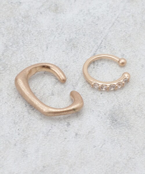 SHOO・LA・RUE（シューラルー）の「【2点セット】イヤカフキラキラ（イヤリング・レディース・シルバー系その他/ゴールド/シルバー・00）」の4枚目の写真