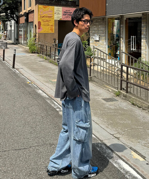 CIAOPANIC(チャオパニック)の「ピグメントBIGフットボールTEE(Tシャツ/カットソー・レディース・チャコールグレー/アイボリー/ネイビー/ピンク・FREE)」の17枚目の写真