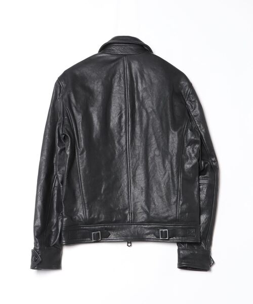 REPLAYリプレイ シープレザーライダースジャケット ベジタブルダイ シープレザージャケット（ライダースジャケット