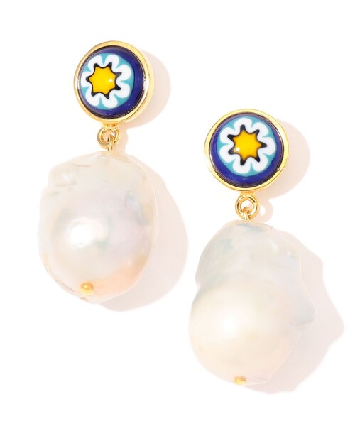 lizzie fortunato jewels（リジーフォルトゥナート）の「LIZZIE FORTUNATO MURANO PEARL ピアス（ピアス（両耳用）・レディース・ホワイト系その他・FREE）」の2枚目の写真
