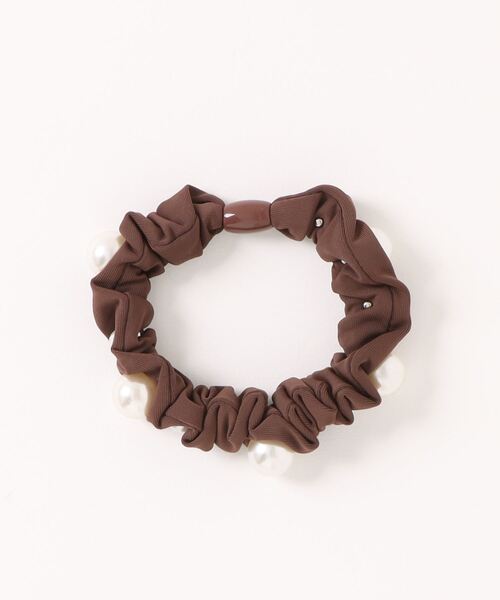 Catherine Cottage（キャサリンコテージ）の「【ZOZO限定】つぶつぶパールシュシュ（シュシュ・キッズ・ホワイト/ブラック/ブラウン・FREE）」の6枚目の写真