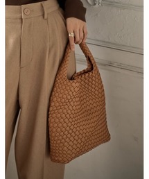 Re:EDIT | [2024AW BAG COLLECTION]ポーチ付きイントレチャートワンハンドルバッグ(ハンドバッグ)