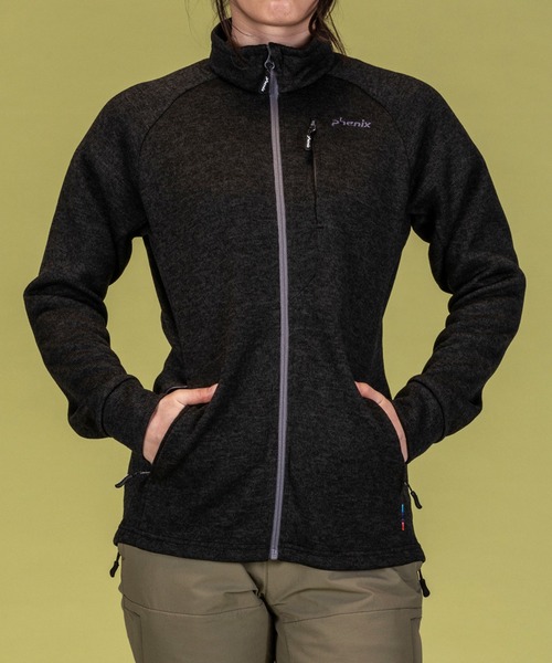 phenix outdoor(フェニックスアウトドア)の「phenix OUTDOOR(フェニックスアウトドア) レディース アウトドア フリースジャケット (保温 / 吸水速乾)(その他アウター・レディース・ブラック/ヘザーグレー/マジェンタ・M/L)」の10枚目の写真