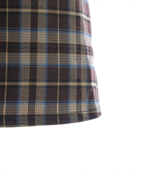 clear（クリア）の「【低身長用サイズ有】ケープ風チェック柄ドッキングフレアロングワンピース [大人 フェミニン]≪再入荷≫（ワンピース・レディース・ブラウン/ネイビー・F/XS）」の15枚目の写真