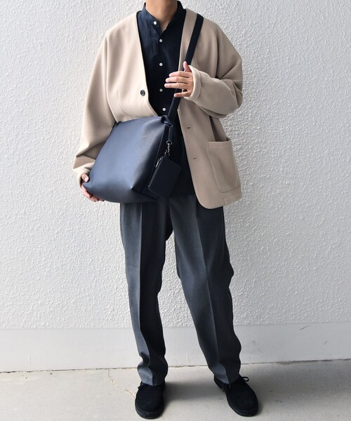 【セール】SHIPS any: 〈洗濯機可能〉ソフトダンボール ウォーム ノーカラー リラックス ジャケット◇（ノーカラージャケット）｜SHIPS any（シップス エニィ）