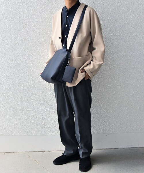 【セール】SHIPS any: 〈洗濯機可能〉ソフトダンボール ウォーム ノーカラー リラックス ジャケット◇（ノーカラージャケット）｜SHIPS any（シップス エニィ）