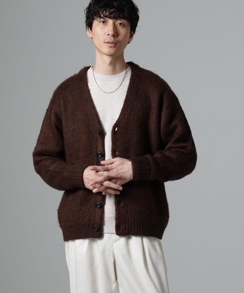 NANO universe（ナノユニバース）の「モヘヤライクニットカーディガン