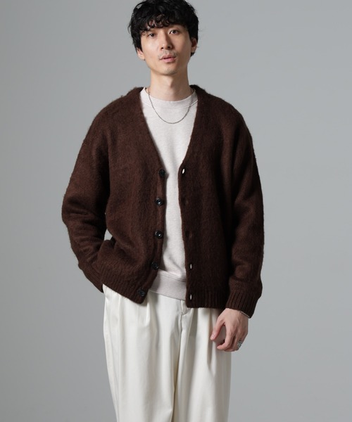 NANO universe（ナノユニバース）の「モヘヤライクニットカーディガン