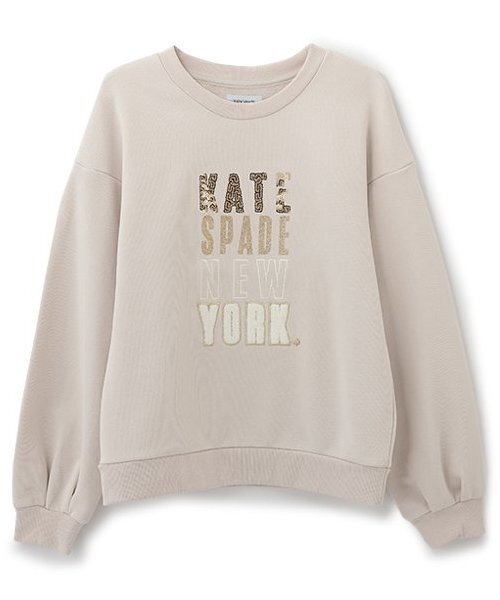 セール】デコレートロゴトレーナー（スウェット）｜kate spade new