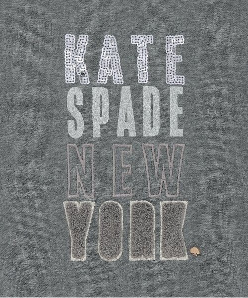 セール】デコレートロゴトレーナー（スウェット）｜kate spade new