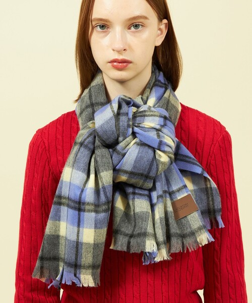 新品✨マッキントッシュフィロソフィー チェック カシミア ストール 洗える セール】ウォッシャブルカシミヤハウスチェックストール