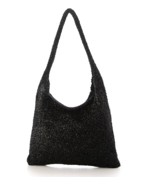 cache cache（カシュ カシュ）の「カシュカシュ cachecache / シャギーラメワンハンドルトートバッグ（トートバッグ・レディース・シルバー/ブラック・FREE）」の3枚目の写真