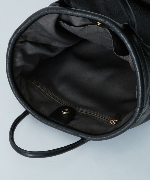 【美品】PAPILLONNER SEAU バケツトートレザーバッグ　黒 美品】PAPILLONNER SEAU バケツトートレザーバッグ 黒 - メルカリ
