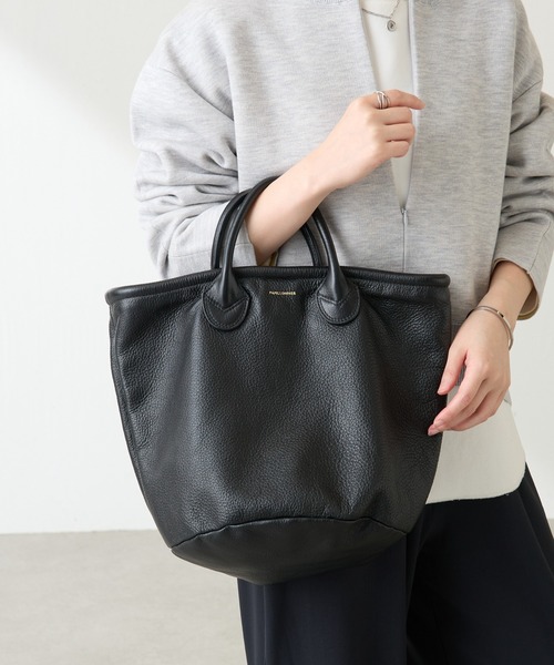 SEAU/バケツトートレザーバッグ/軽量/WEB限定（トートバッグ