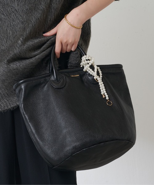 SEAU/バケツトートレザーバッグ/軽量/WEB限定（トートバッグ