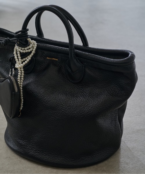 SEAU/バケツトートレザーバッグ/軽量/WEB限定（トートバッグ