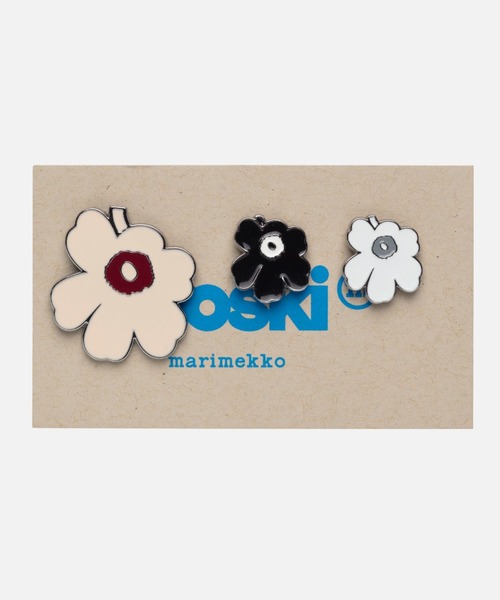 marimekko(マリメッコ)の「【kioski】Unikko / Pumpuli Set Ii pin set(その他小物・レディース・マルチ・FREE)」の1枚目の写真