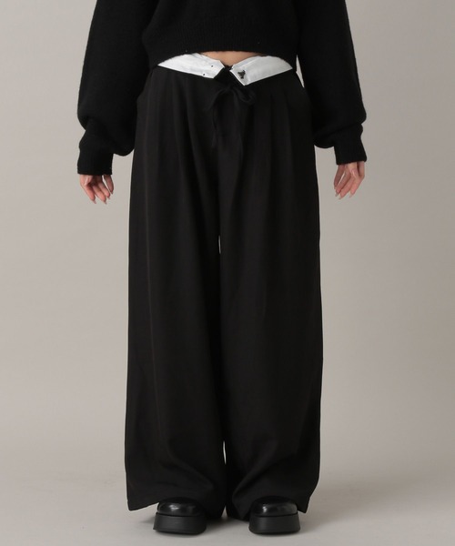 FOREVER 21(フォーエバー トゥエンティーワン)の「【2024FW】タックワイドパンツ(その他パンツ・レディース・ブラック/ブラウン/グレー・MEDIUM/SMALL)」の17枚目の写真