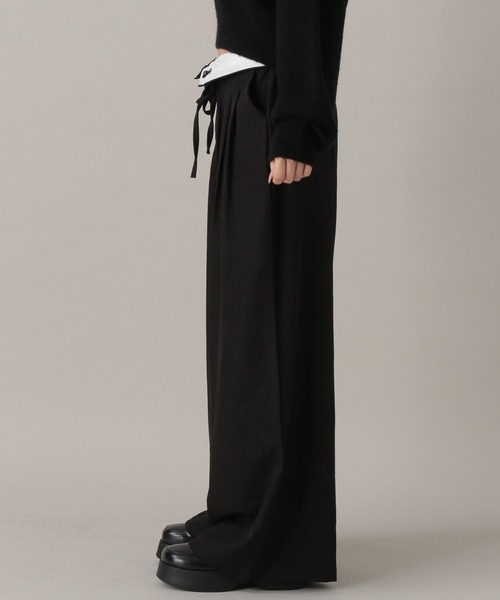 FOREVER 21(フォーエバー トゥエンティーワン)の「【2024FW】タックワイドパンツ(その他パンツ・レディース・ブラック/ブラウン/グレー・MEDIUM/SMALL)」の19枚目の写真
