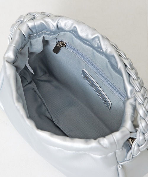 ORiental TRaffic（オリエンタルトラフィック）の「編み込みハンドバッグ BA-244（ハンドバッグ・レディース・ブラック/ブルー/シルバー・ﾌﾘ-）」の12枚目の写真