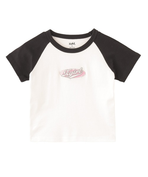 セール】OVAL LOGO EMBROIDERY RAGLAN S/S BABY TEE（Tシャツ