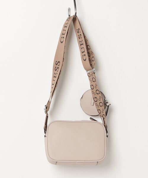 Guess(ゲス)の「LYA Mini Double Zip Crossbody(ショルダーバッグ・レディース・ブラック/ライトピンク/ストーン/ネイビー・ONE SIZE)」の14枚目の写真