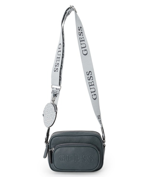 Guess(ゲス)の「LYA Mini Double Zip Crossbody(ショルダーバッグ・レディース・ブラック/ライトピンク/ストーン/ネイビー・ONE SIZE)」の7枚目の写真
