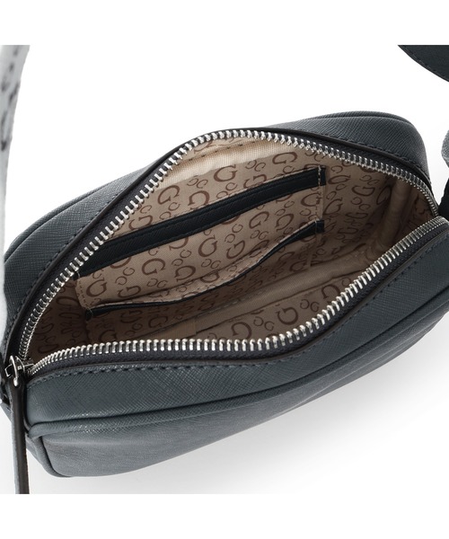 Guess(ゲス)の「LYA Mini Double Zip Crossbody(ショルダーバッグ・レディース・ブラック/ライトピンク/ストーン/ネイビー・ONE SIZE)」の13枚目の写真