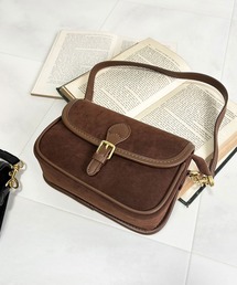 lus.（ラスドット）の「lus. スエード2WAY ショルダーバッグ（ショルダーバッグ）」