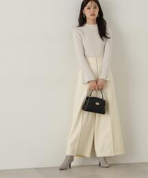 PROPORTION BODY DRESSING | フロントファスナーワイドパンツ / 1215130003(その他パンツ)