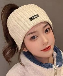 雑誌表紙掲載人気商品⭐︎HERMES ヘアバンド M ブラウン・ホワイト imgrc0090930041.jpg