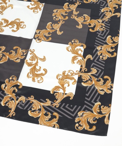 HARE（ハレ）の「アソートガラスカーフ(HARE)（バンダナ/スカーフ・メンズ・ブラック×ブルー/ブラック×ホワイト/レッド系その他/グレー系その他/ブラック系その他・FREE）」の9枚目の写真