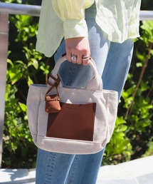 Ray BEAMS | toleur / レザー ポケット トートバッグ(トートバッグ)