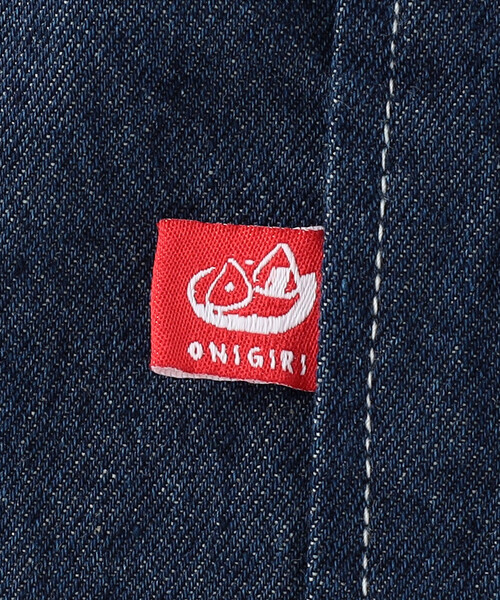 ONIGIRI(オニギリ)の「デニムトートバッグ(小)(トートバッグ・レディース・ネイビー/サックスブルー・FREE)」の17枚目の写真