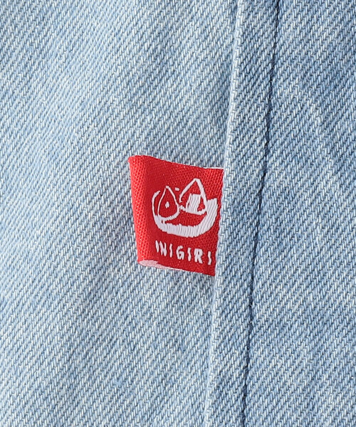 ONIGIRI(オニギリ)の「デニムトートバッグ(小)(トートバッグ・レディース・ネイビー/サックスブルー・FREE)」の18枚目の写真