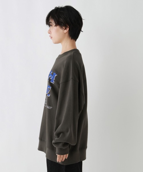 RAGEBLUE（レイジブルー）の「ヴィンテージライク/ロックプリントスウェット（スウェット・レディース・ホワイト/スミクロ・FREE）」の11枚目の写真