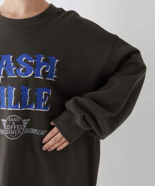 RAGEBLUE（レイジブルー）の「ヴィンテージライク/ロックプリントスウェット（スウェット・レディース・ホワイト/スミクロ・FREE）」の15枚目の写真