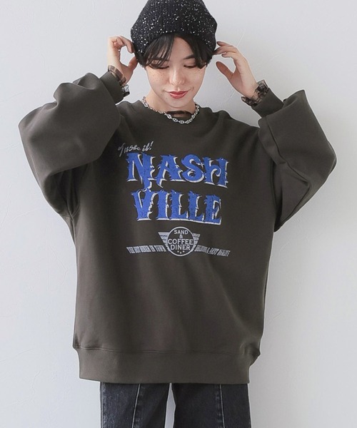 RAGEBLUE（レイジブルー）の「ヴィンテージライク/ロックプリントスウェット（スウェット・レディース・ホワイト/スミクロ・FREE）」の21枚目の写真